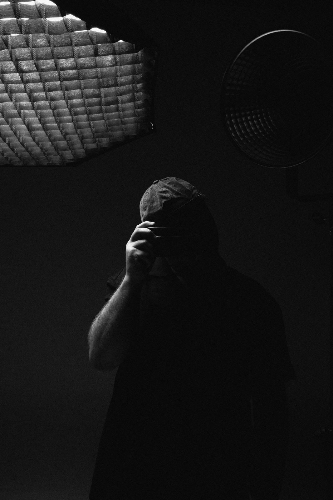 Portrait shoot under beauty dish light