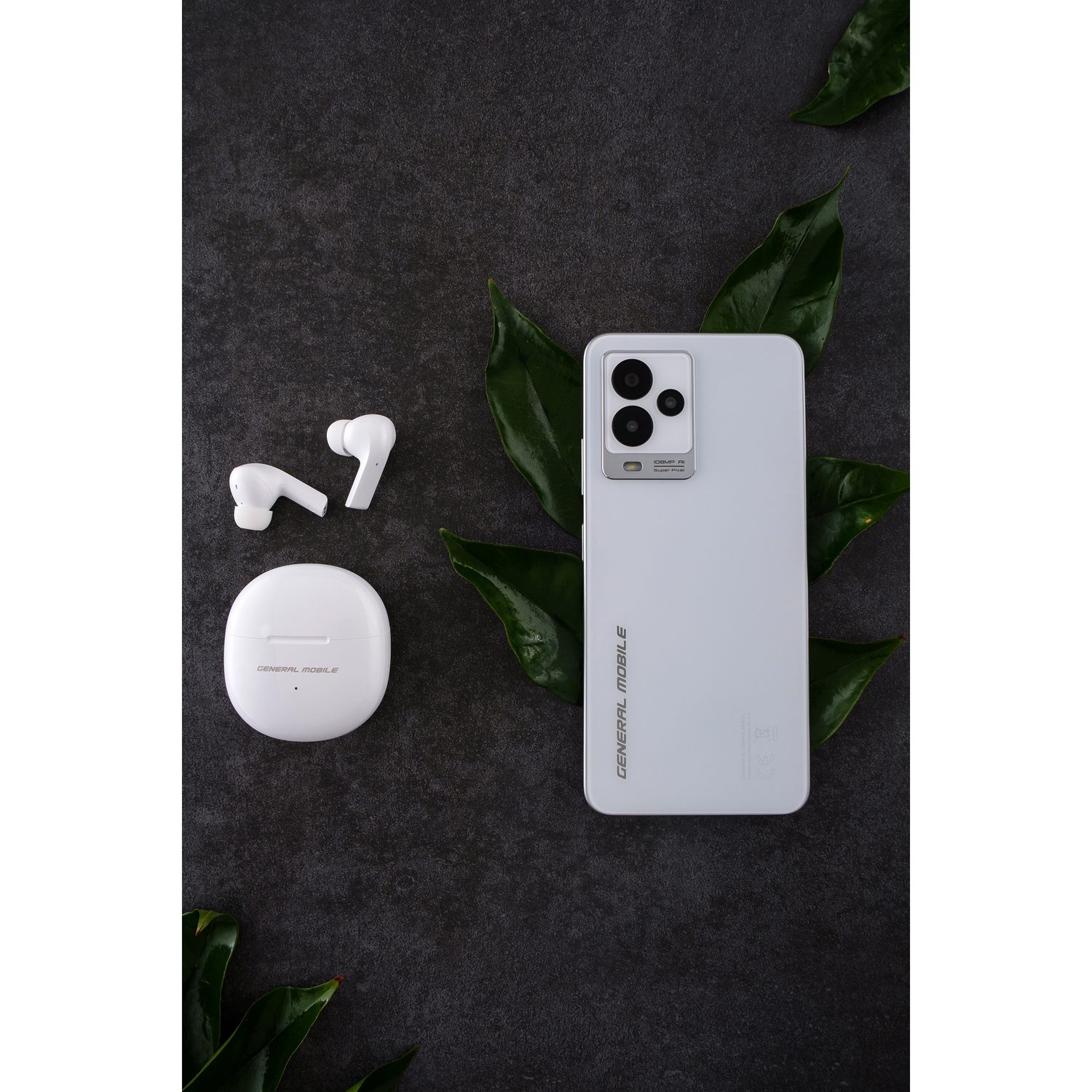 General Mobile product photo, product & tech, studio shot, frame 34